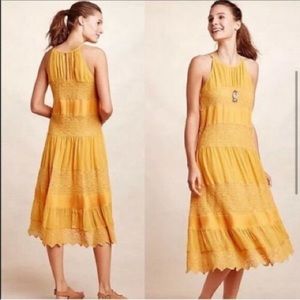 Anthropology Yellow HD in Paris dress